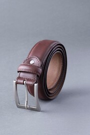 Lakeland Leather Brown Staveley Leather Belt - Image 1 of 5