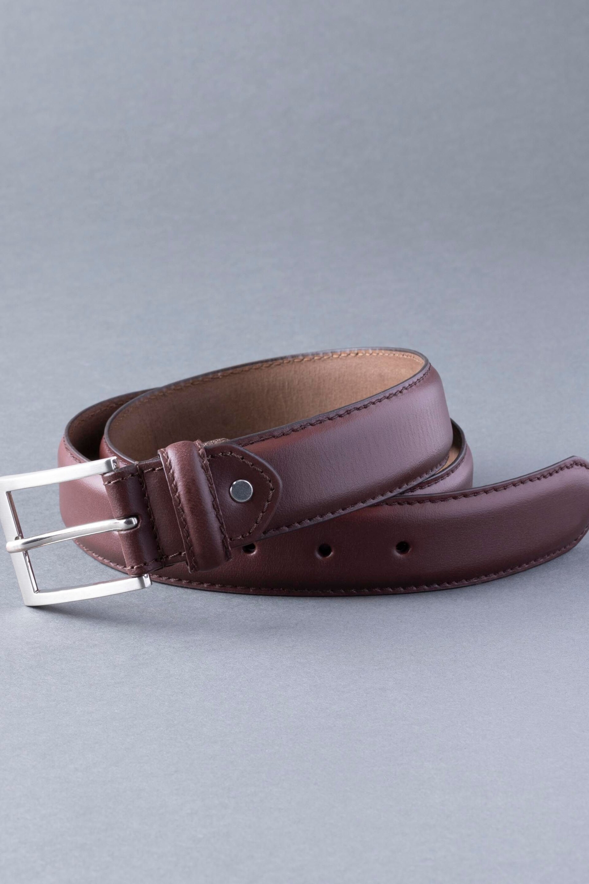 Lakeland Leather Brown Staveley Leather Belt - Image 2 of 5