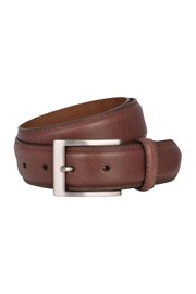 Lakeland Leather Brown Staveley Leather Belt - Image 5 of 5