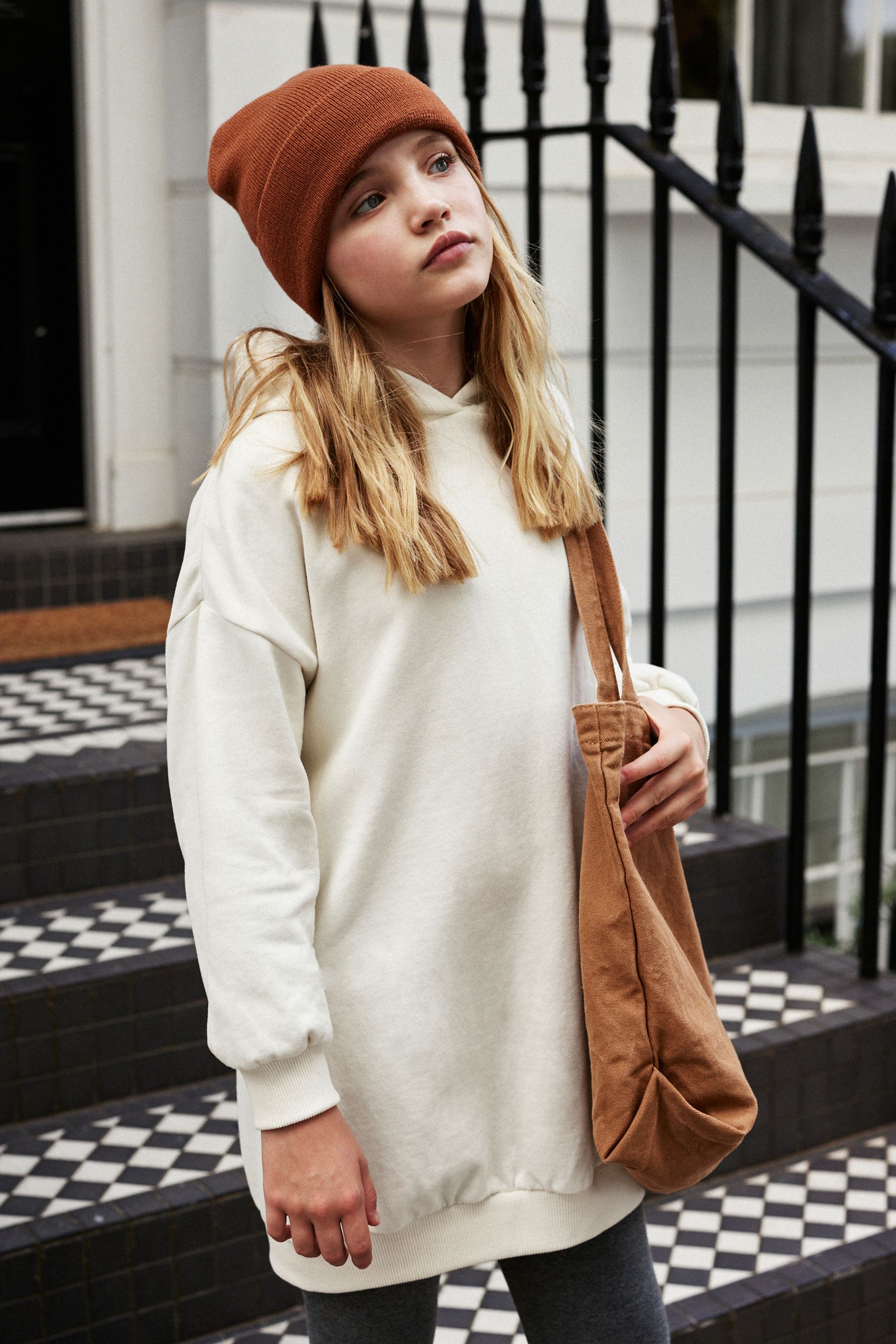 Buy Ecru Cream Longline Hoodie 3 16yrs from the Next UK online shop