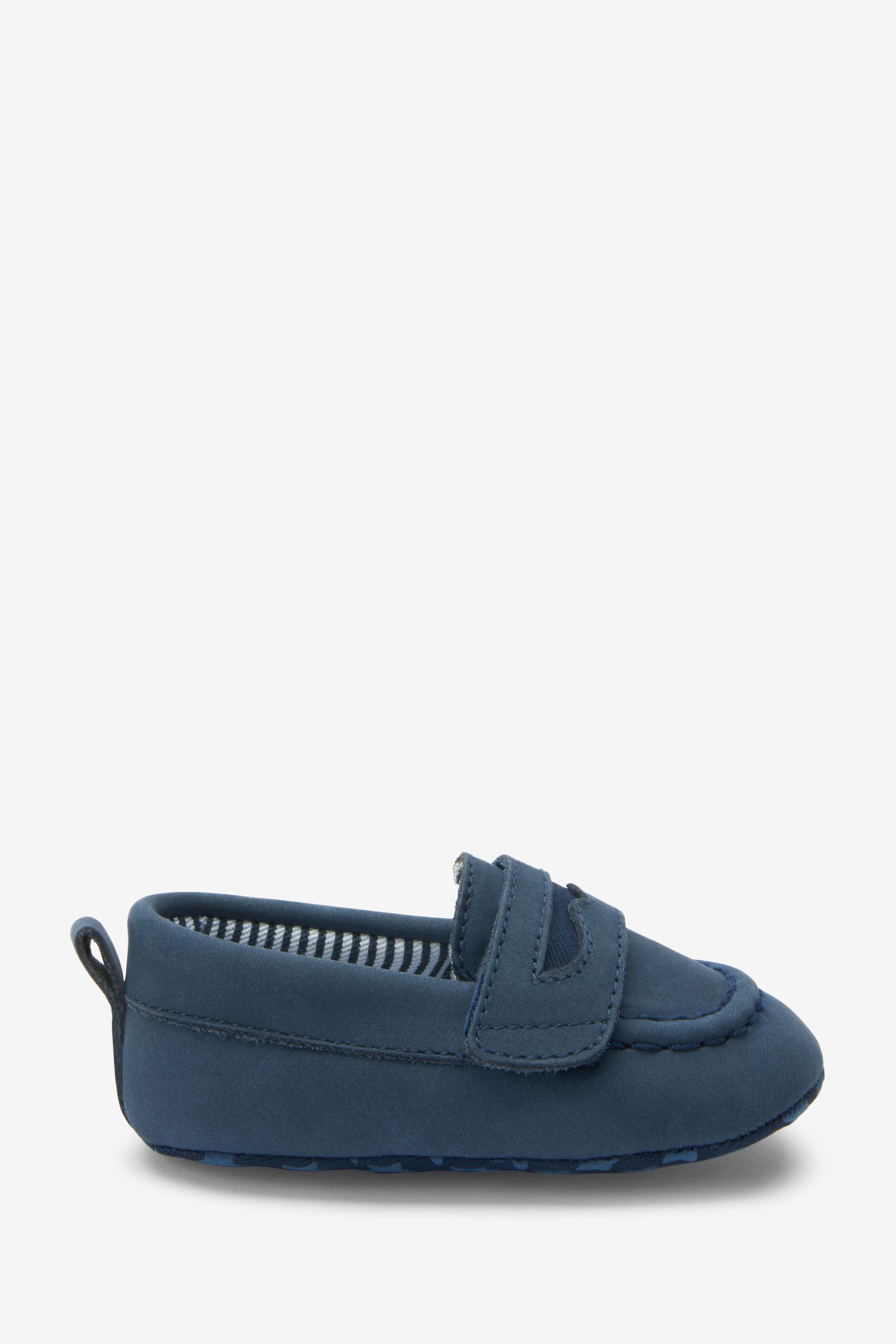 Baby leather moccasin shoes clearance