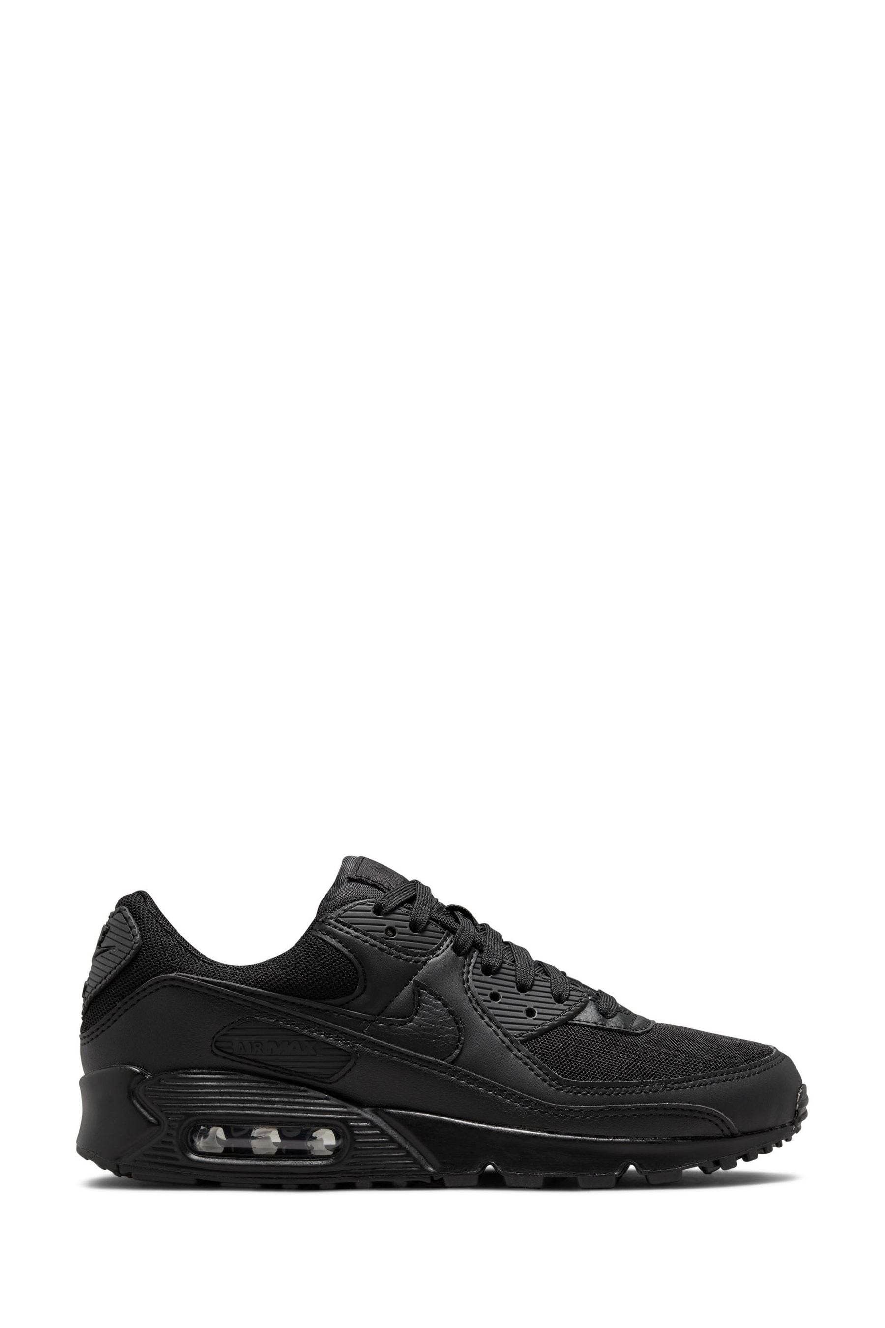 Nike Black Air Max 90 Trainers