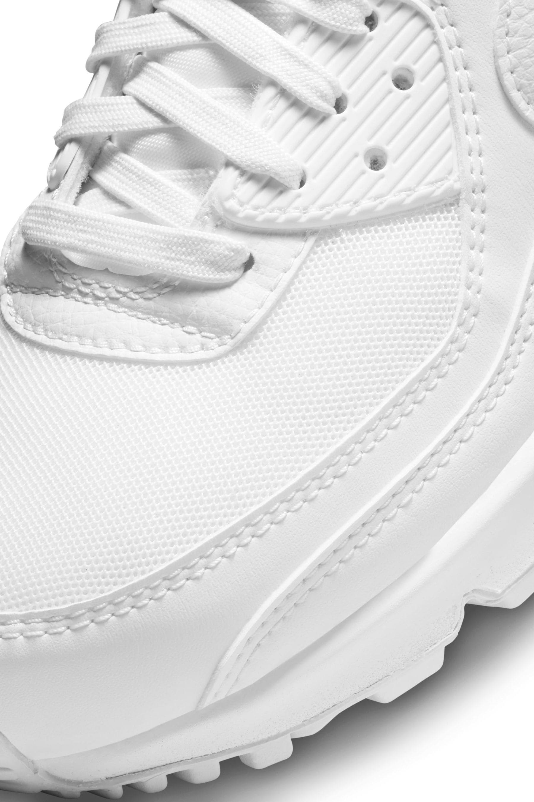 Leather air max 90 white cheap