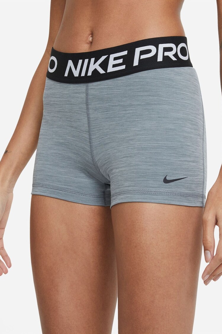Nike Grey Pro 365 3" Shorts - Image 4 of 6