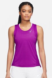 Nike Purple DriFIT Race Running Vest - Image 1 of 4