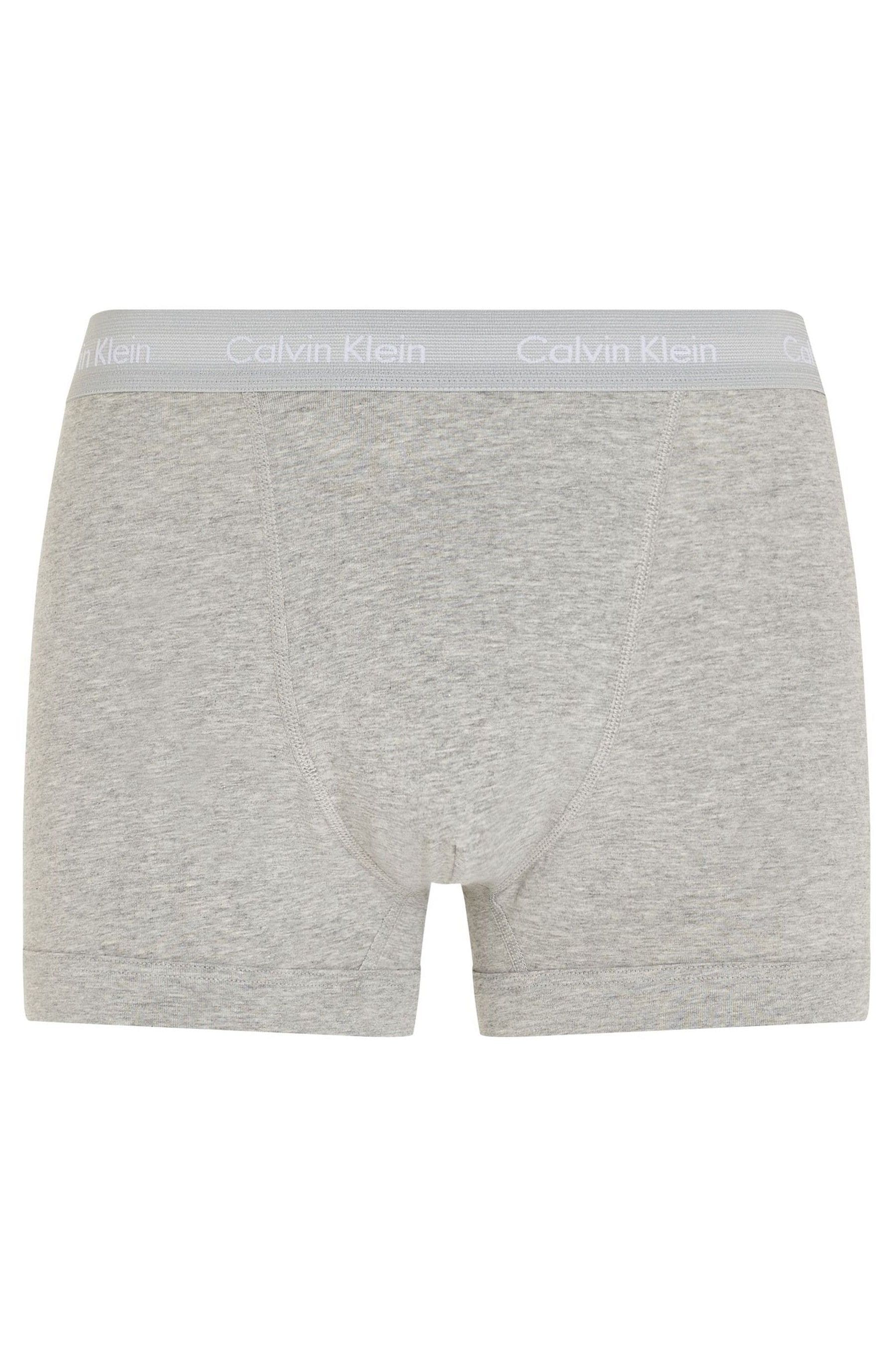 Buy Calvin Klein Grey Classic Stretch Trunks 3 Pack Boxers from Next Malta