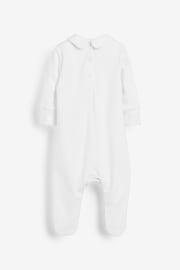 White Smart Single Sleepsuit (0-2yrs) - Image 5 of 6