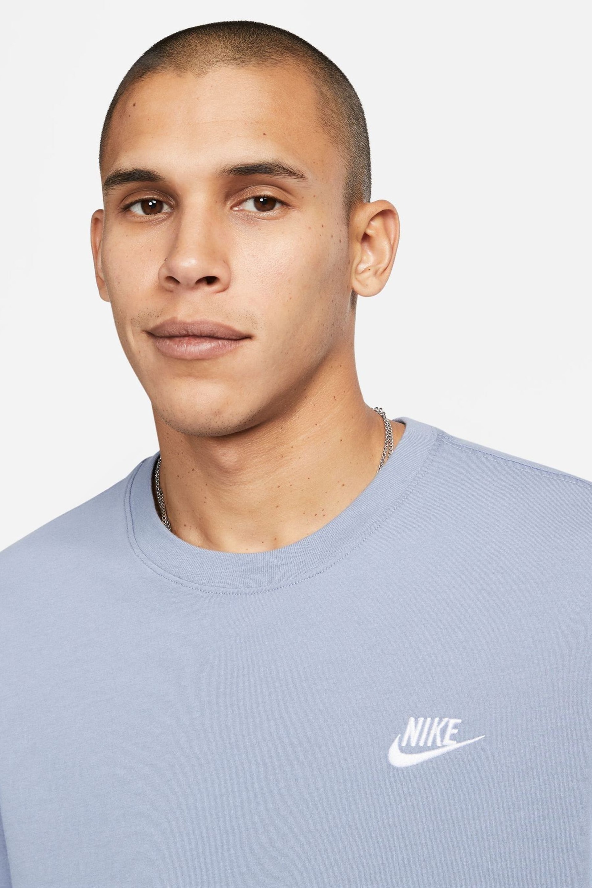 Nike Slate Grey Club T-Shirt - Image 4 of 9