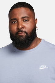 Nike Slate Grey Club T-Shirt - Image 7 of 9