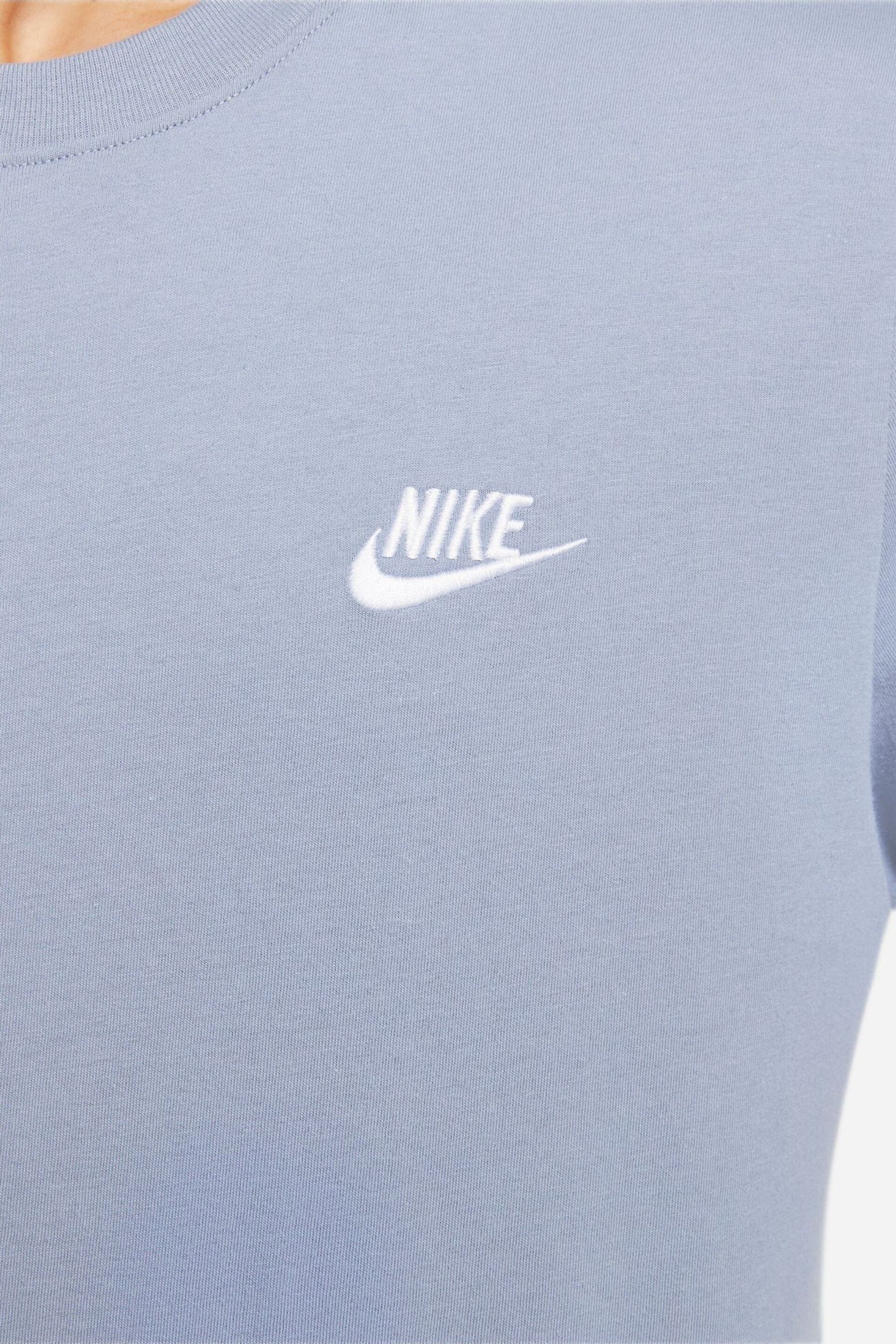 Nike Slate Grey Club T-Shirt - Image 9 of 9
