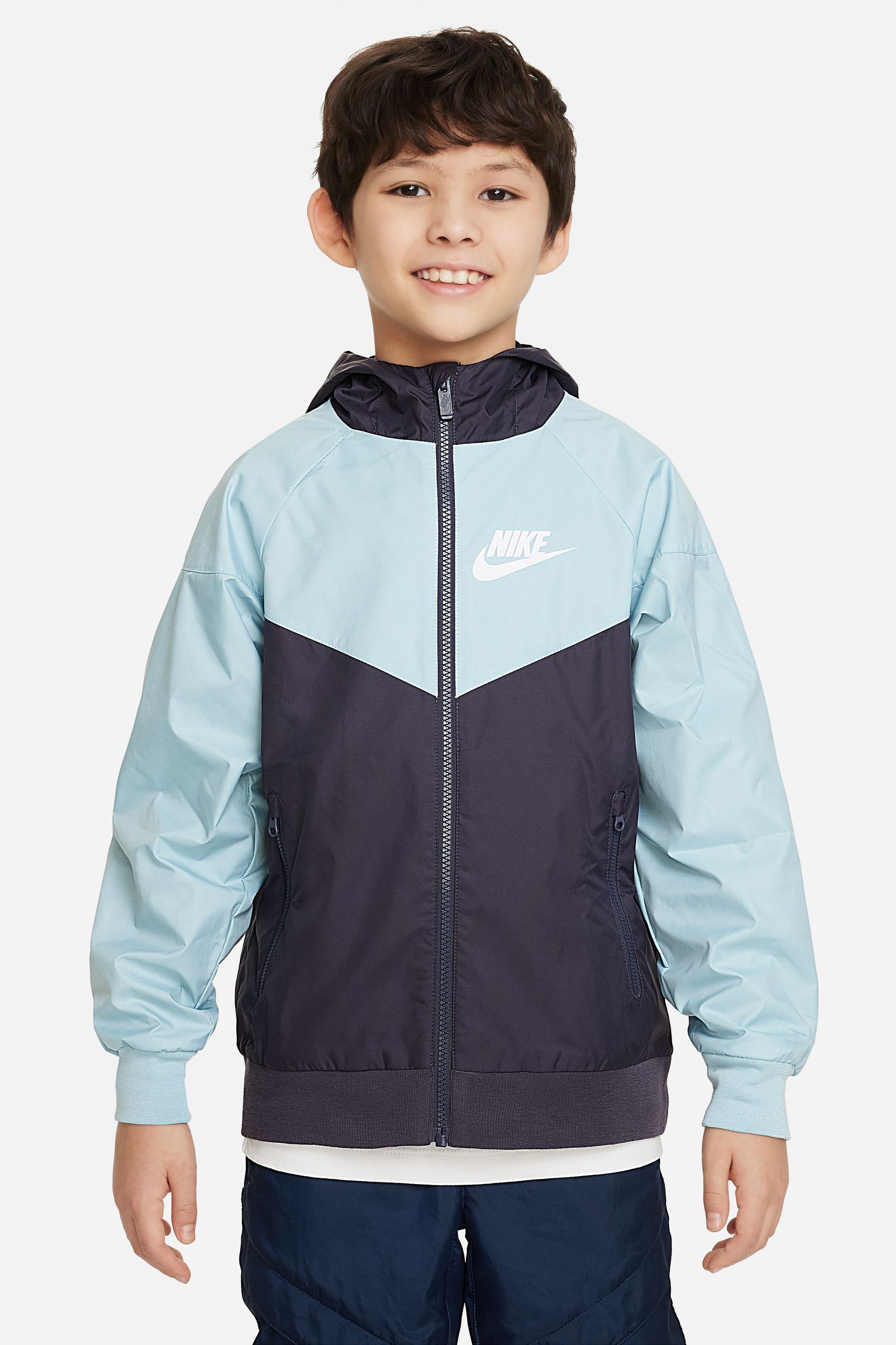 Buy Nike Aqua Blue Windrunner Jacket from Next Belgium