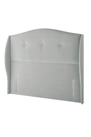 Silentnight Silver Camden Luxury Velvet Headboard - Image 3 of 3