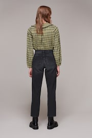 Whistles Authentic Hollie Button Crop Jeans - Image 2 of 5
