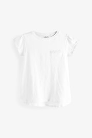 White Daisy Pocket T-Shirt (1.5-16yrs) - Image 4 of 7