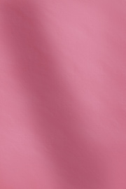 Pink Bright Cotton Rich Plain Duvet Cover and Pillowcase Set - Image 3 of 4