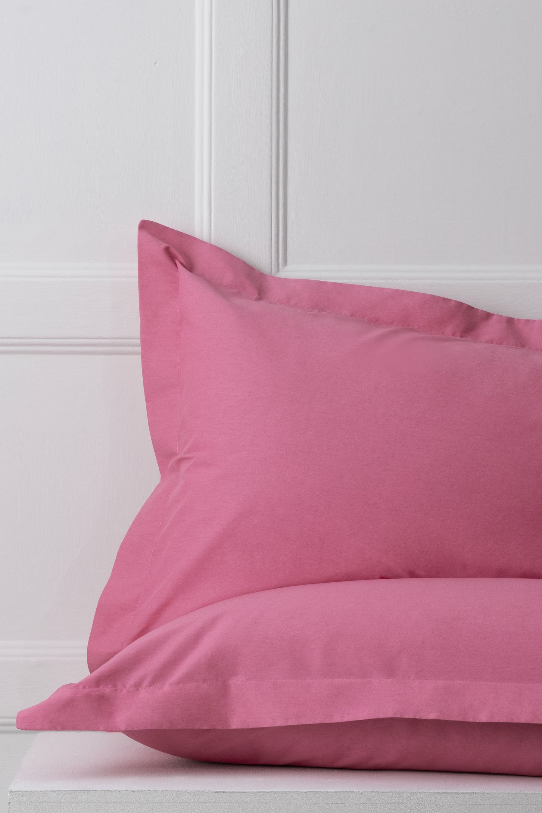 Buy Set of 2 Pink Bright Cotton Rich Pillowcases from the Next UK online shop