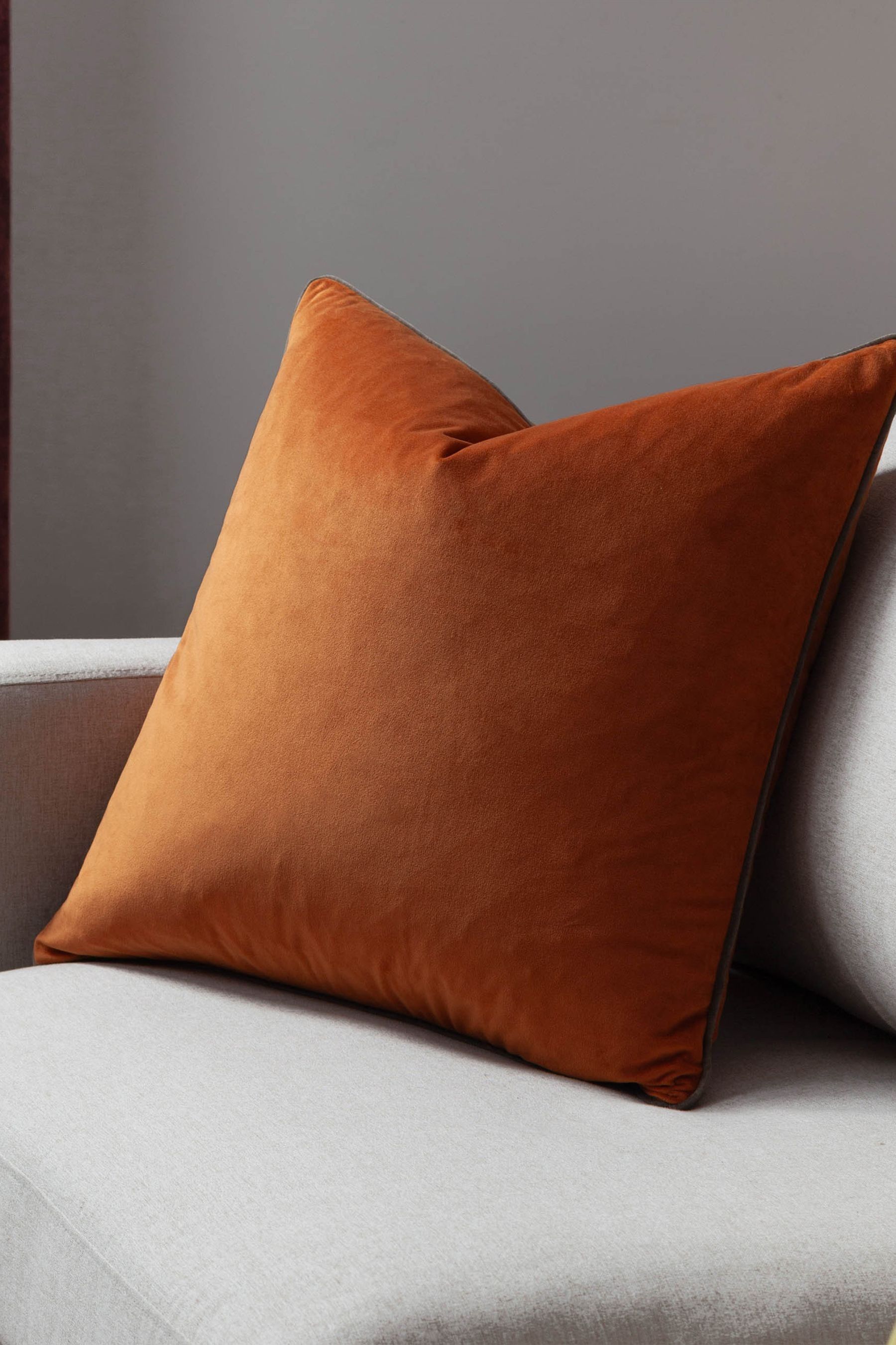 Buy Riva Paoletti Orange Meridian Cushion from Next Luxembourg