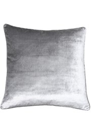 Riva Paoletti Silver Grey Luxe Velvet Polyester Filled Cushion - Image 1 of 1