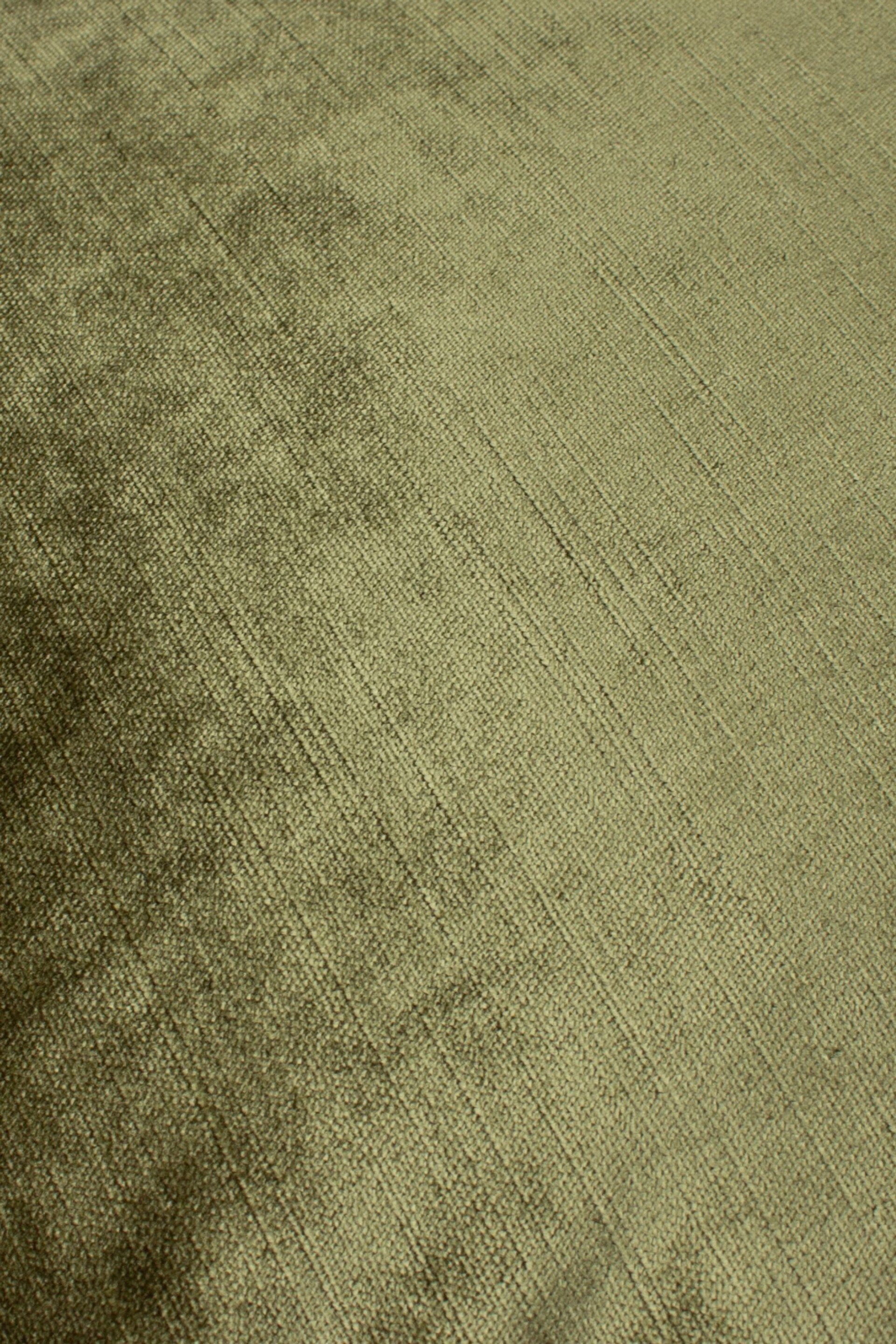 Riva Paoletti Olive Green Luxe Velvet Cushion - Image 3 of 3