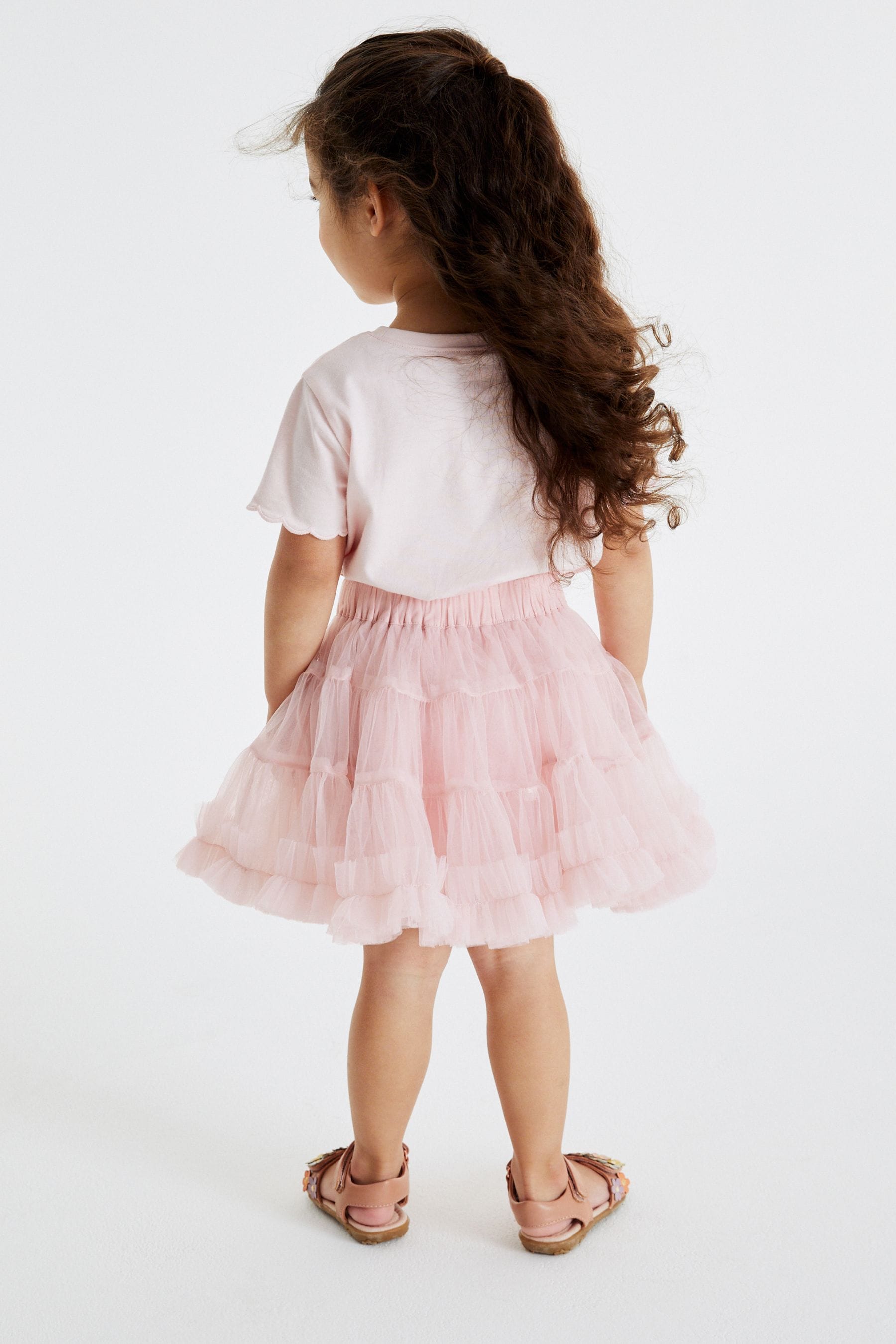 White ruffle tutu skirt best sale