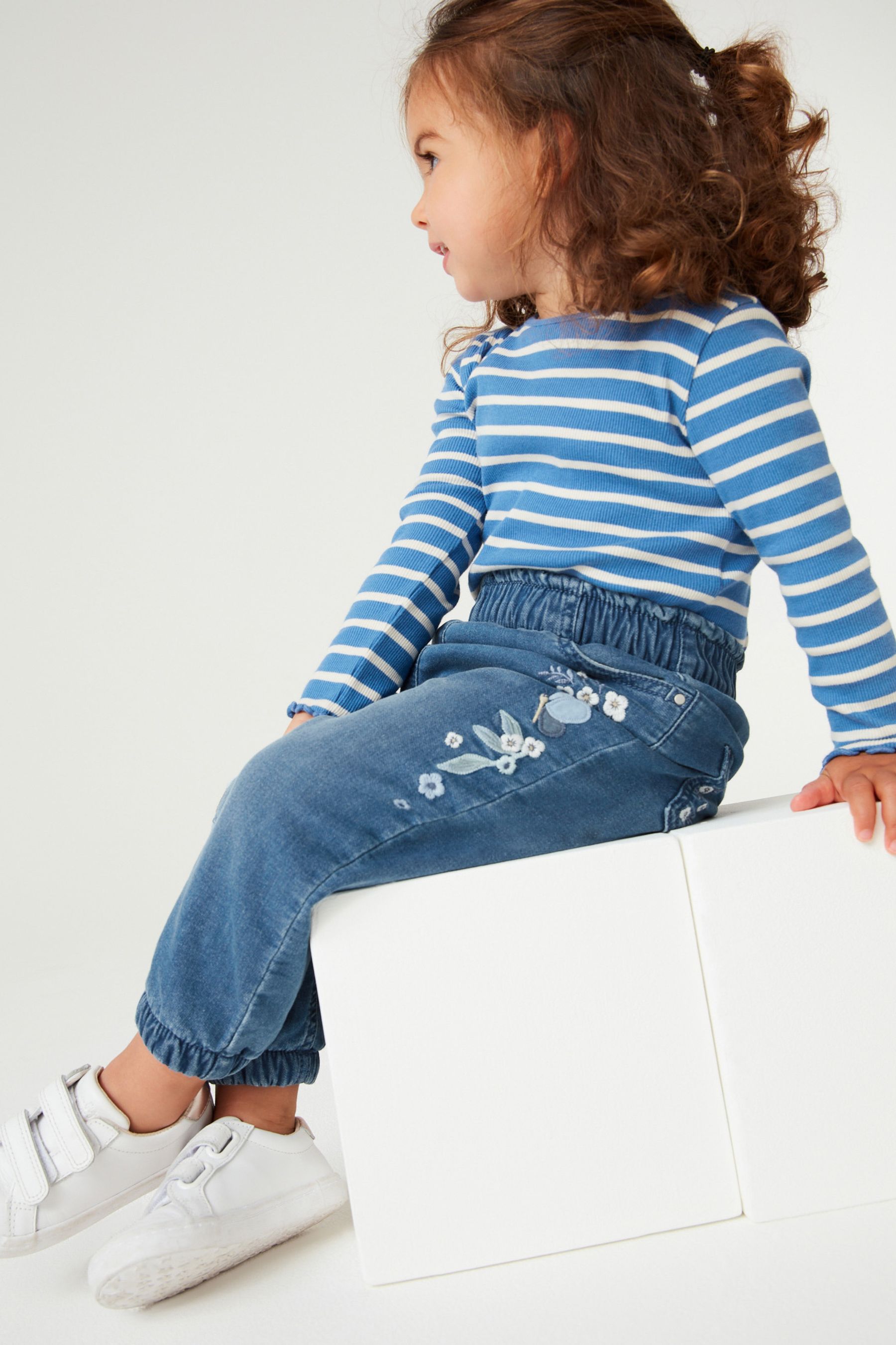 Buy Denim Dark Wash Unicorn Lined Jogger Jeans 3mths 7yrs from Next Austria