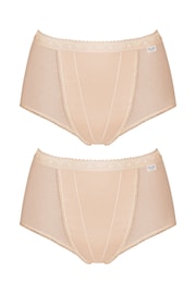 Sloggi Tummy Control 2 Pack Knickers - Image 4 of 5