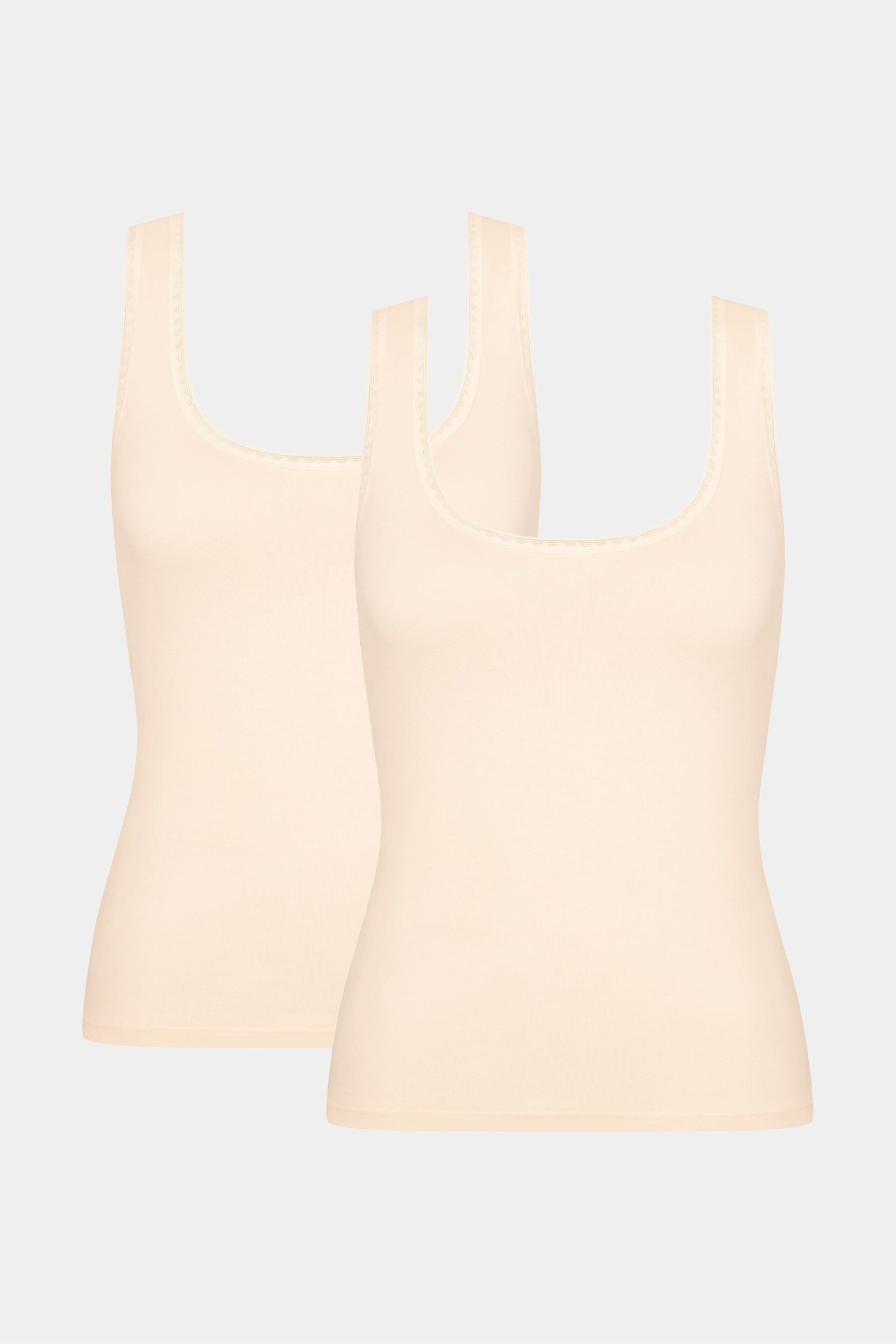 Sloggi Go Vest Tops 2 Pack - Image 3 of 4