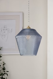 Blue Mia Easy Fit Lamp Shade - Image 2 of 7