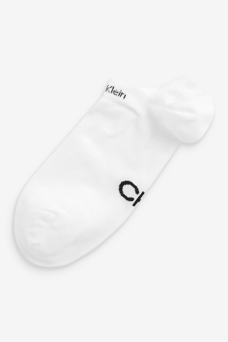 Calvin Klein White Grip Socks 2 Pack - Image 3 of 3