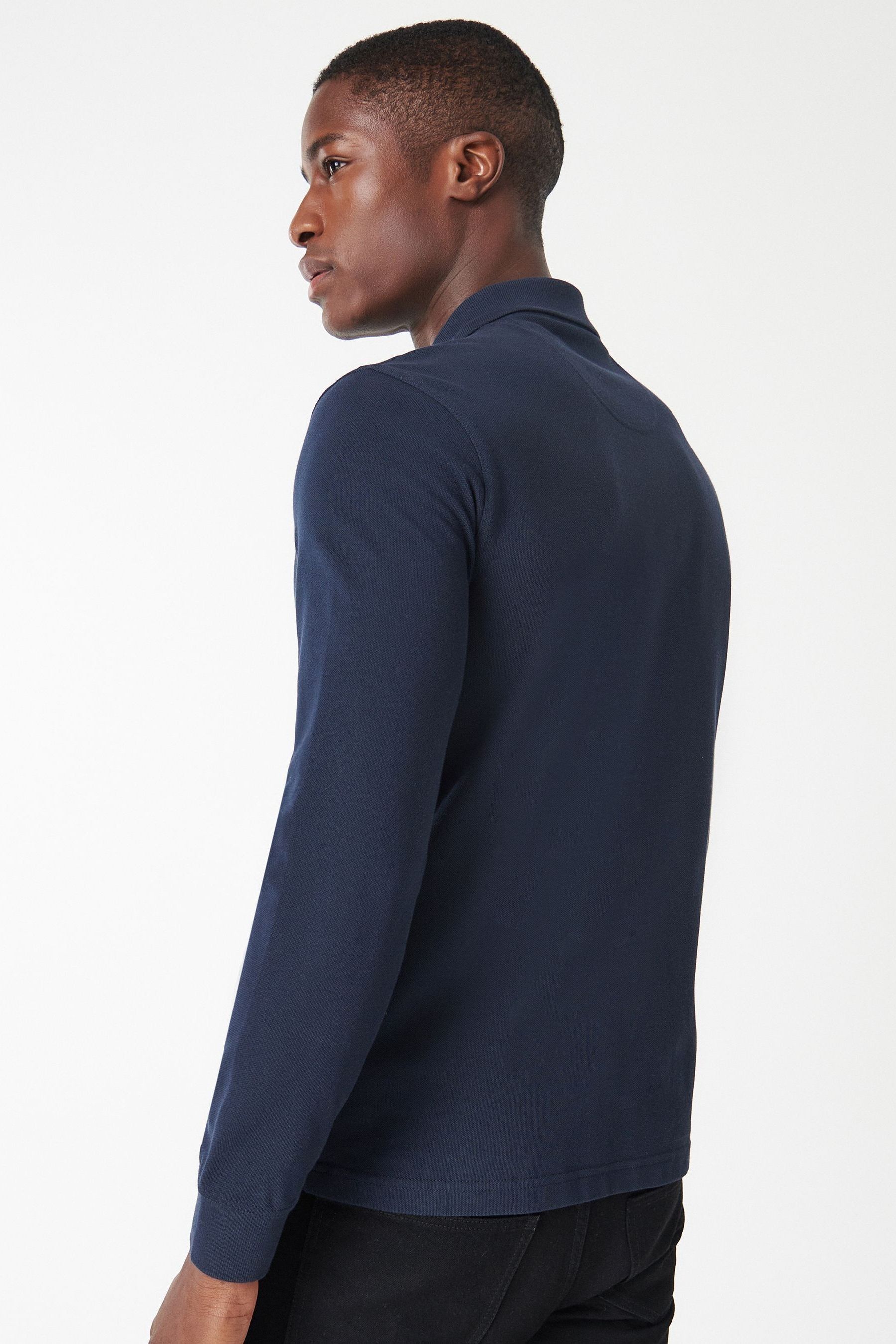 Buy Barbour International Mens 100 Cotton Long Sleeve Polo Shirt from the Next UK online shop