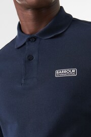 Barbour® International Mens 100% Cotton Long Sleeve Polo Shirt - Image 5 of 8