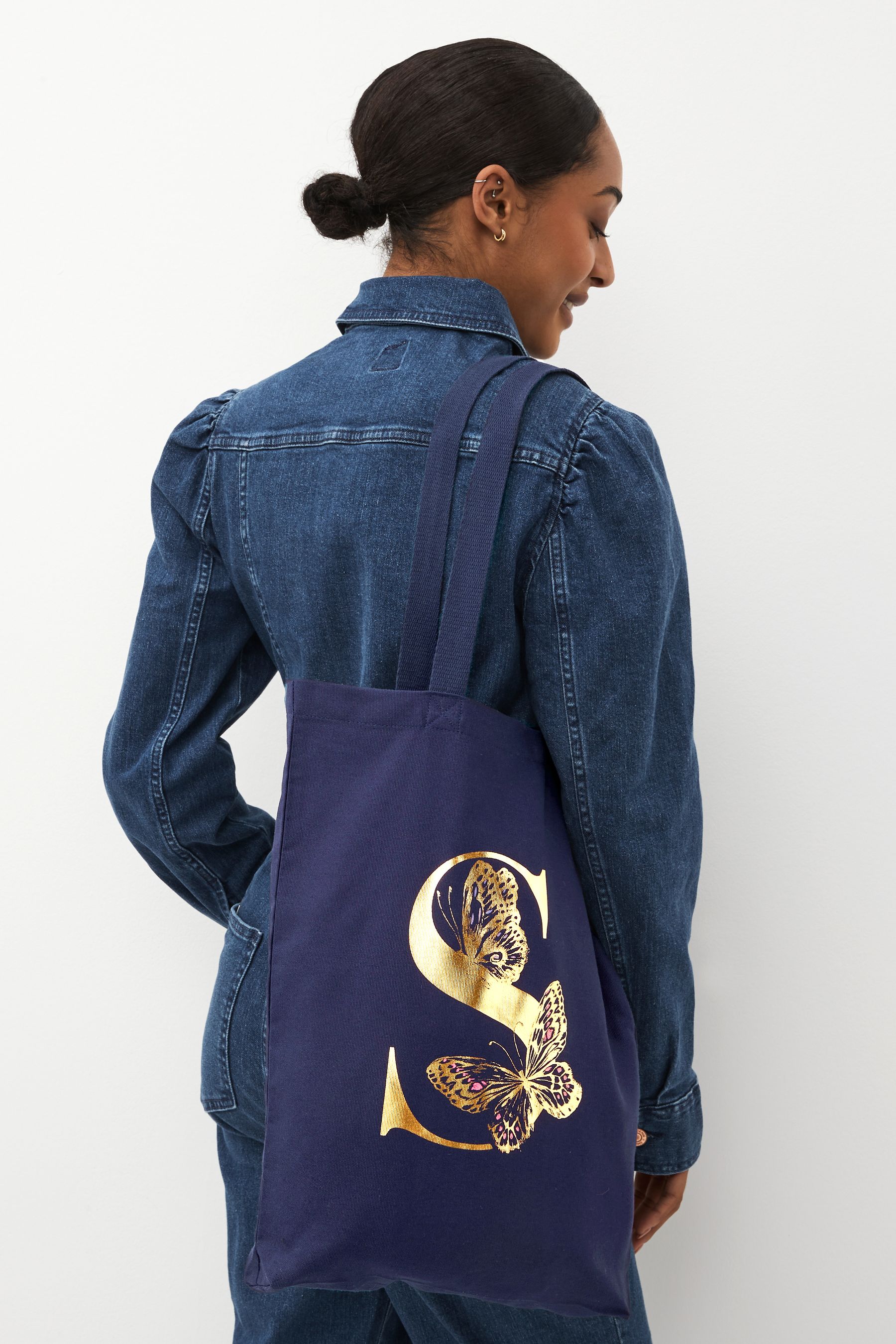 Next blue bag top