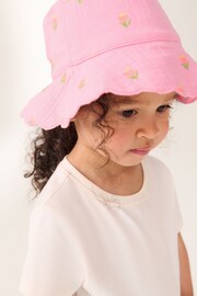 Pink Bucket Hat (3mths-10yrs) - Image 3 of 6