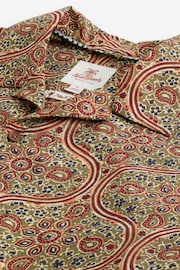 Multi Printed Short Sleeve Shirt With Cuban Collar - Image 6 of 7