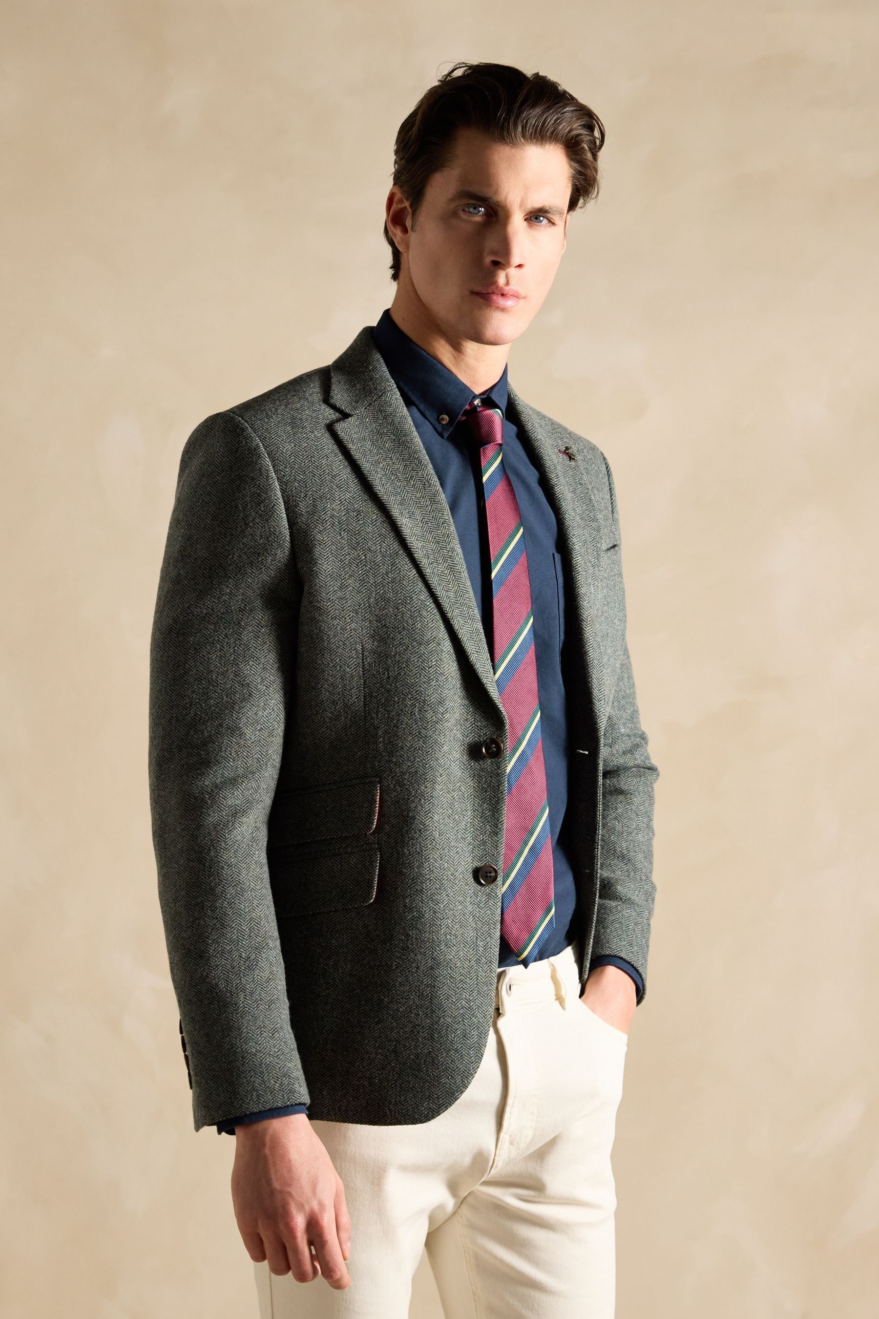 Joules herringbone jacket new arrivals