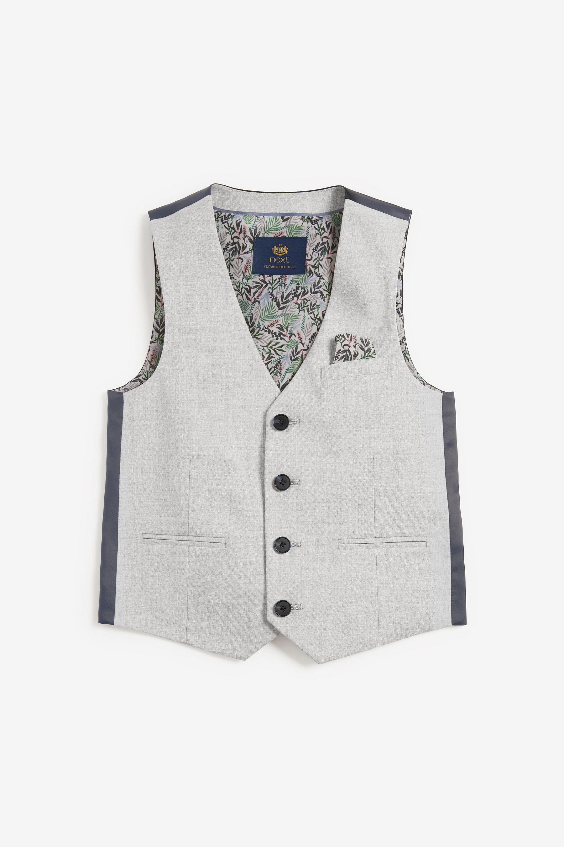 Buy Grey Stand Alone Waistcoat 12mths 16yrs from the Next UK online shop