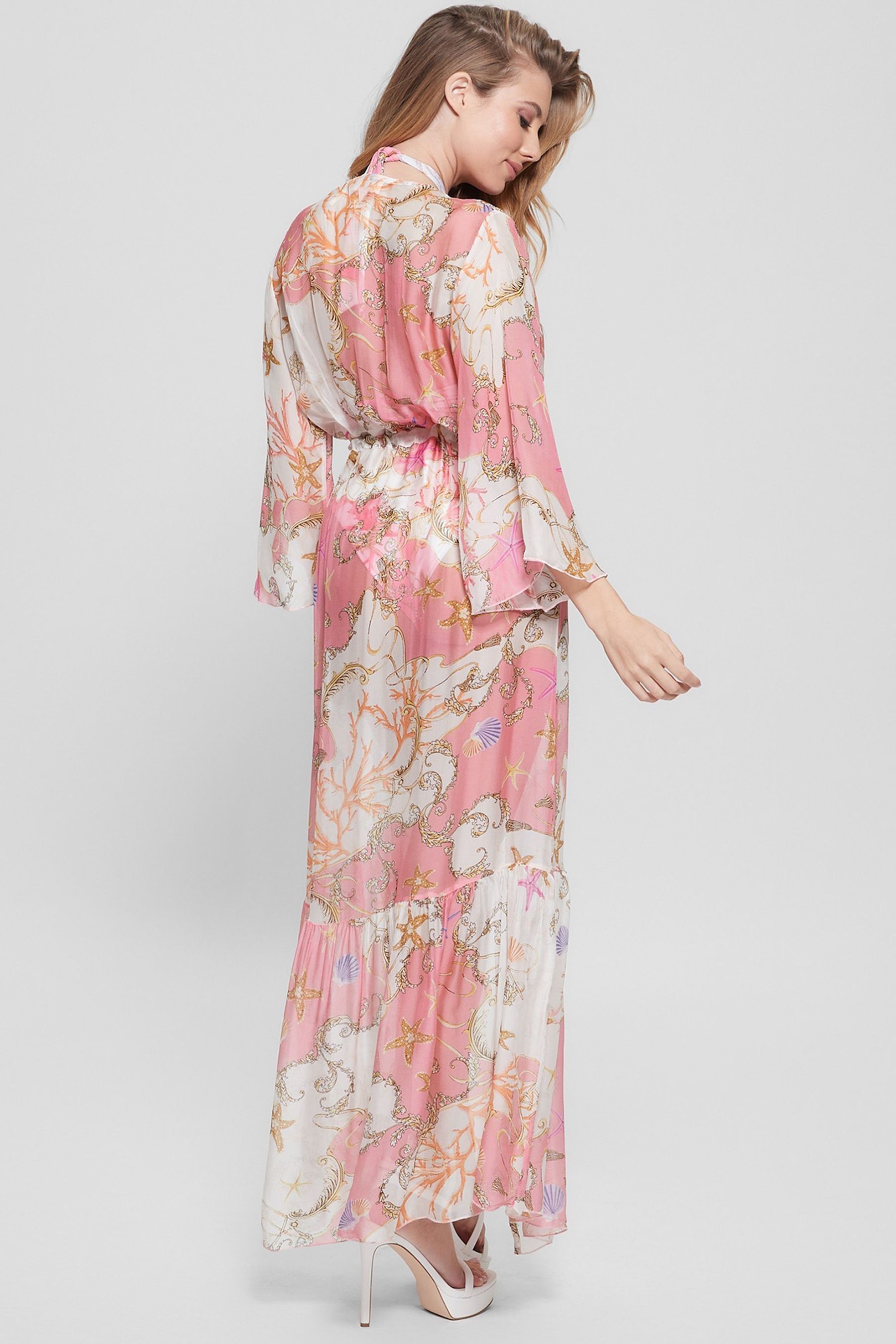 Buy Guess Pink Long Kimono from Next Luxembourg