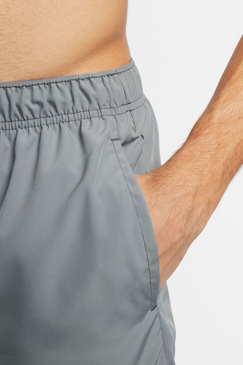 Nike Grey 7 Inch Dri-FIT Challenger Unlined Running Shorts - Image 5 of 15