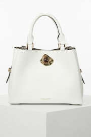 Luella Grey Margaux White Tote Cross-Body Bag - Image 4 of 6