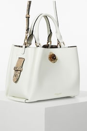 Luella Grey Margaux White Tote Cross-Body Bag - Image 5 of 6