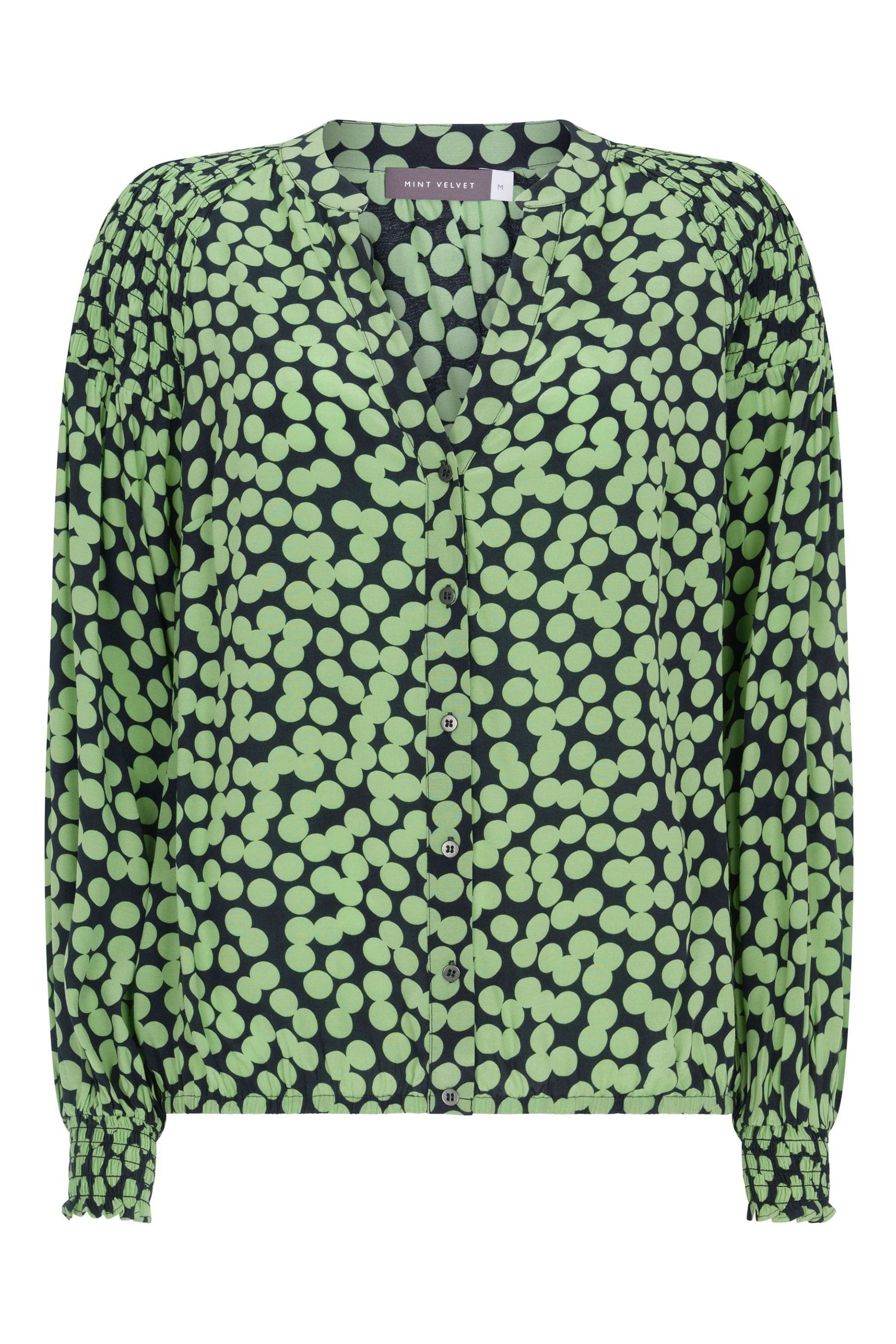 Buy Mint Velvet Green Gloria Print Blouse from Next Slovenia