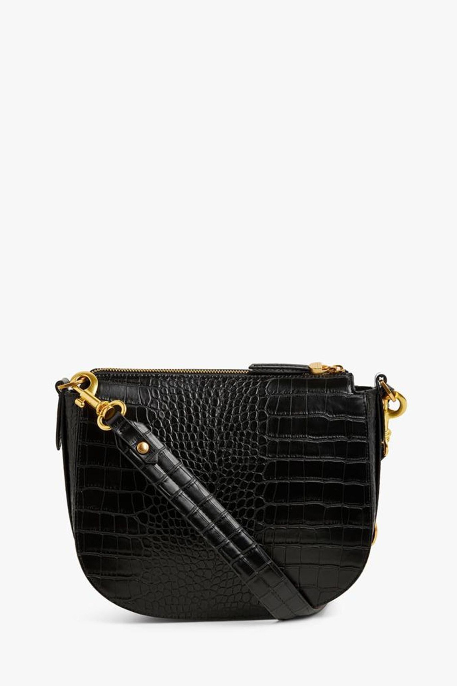 Jasper conran black saddle bag sales