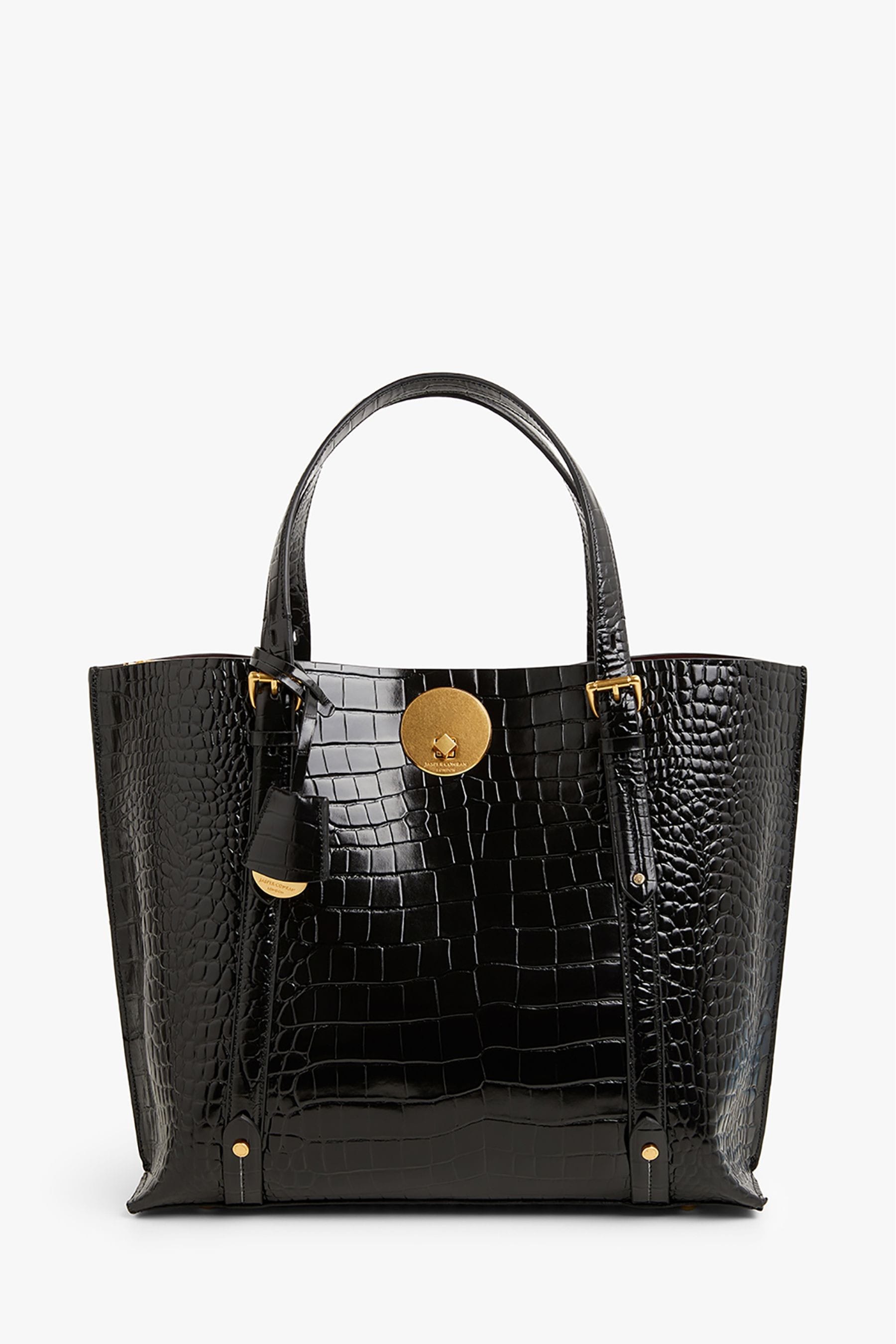 Buy Jasper Conran London Alexis Croc Leather Grab Tote Bag from Next Luxembourg