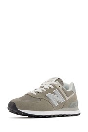 New Balance Grey Womens 574 Trainers - Image 4 of 12