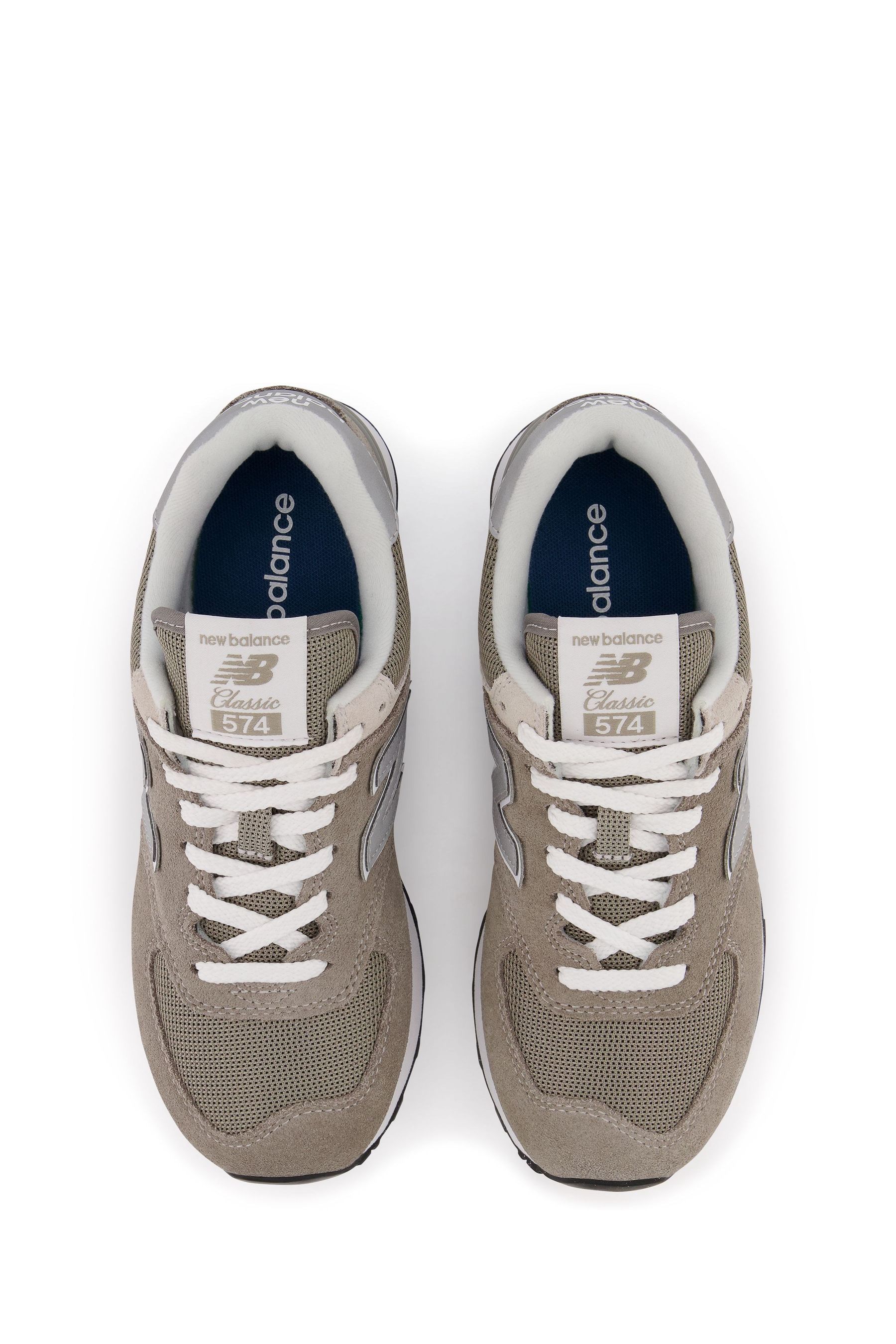 Women's gray new balance 574 new arrivals