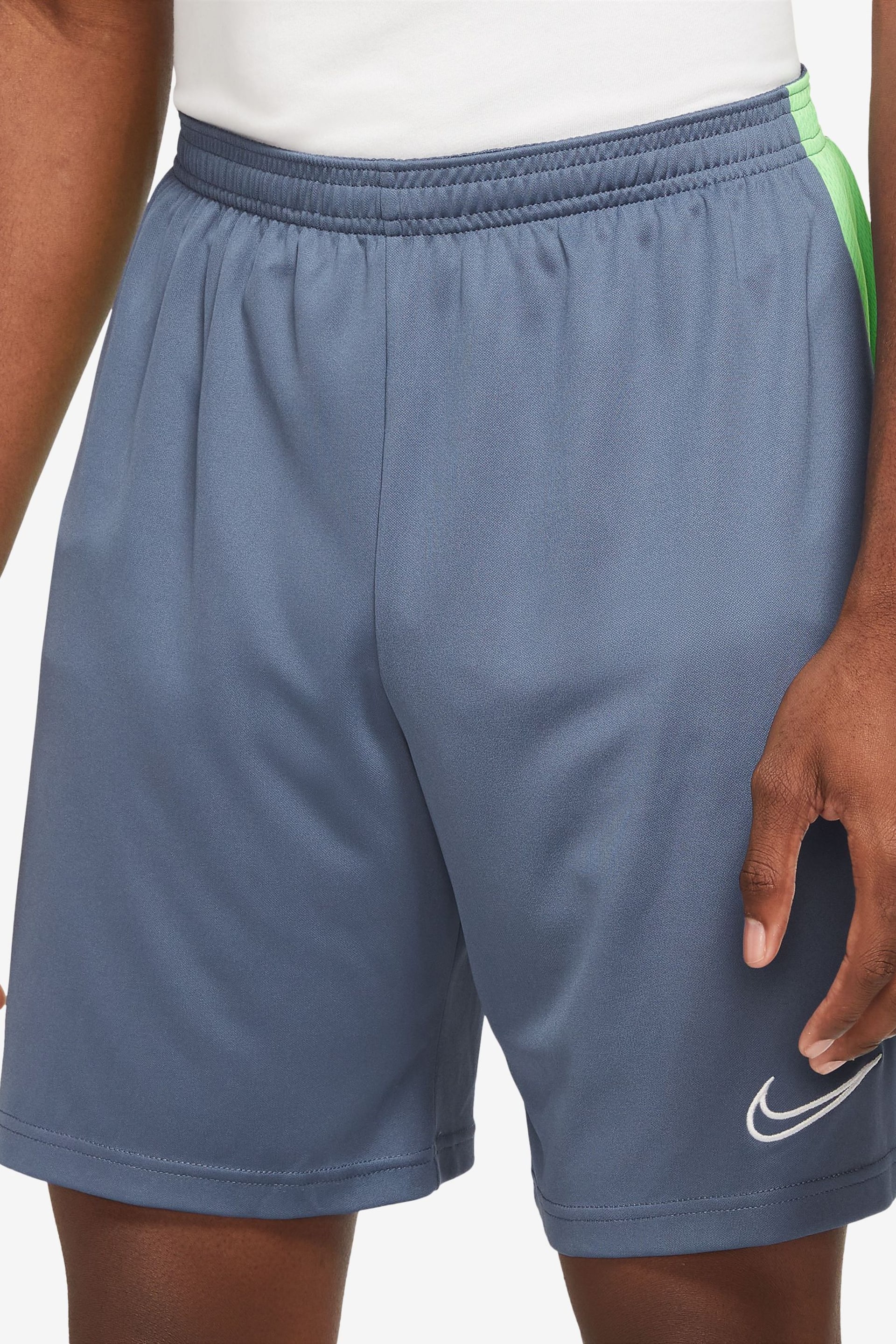 Nike Blue Dri-Fit Academy Training Shorts - Image 1 of 4