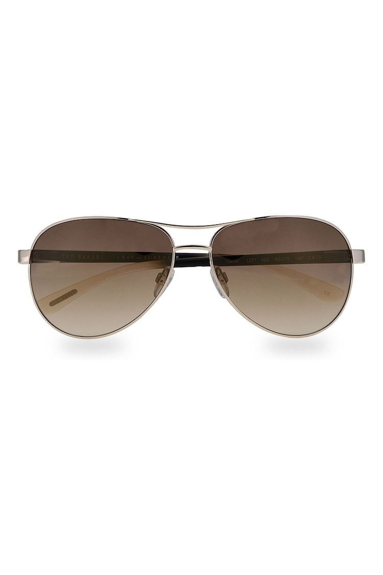 Ted Baker Gold Oliver Sunglasses - Image 1 of 3