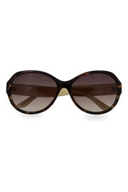 Ted Baker Brown Tortoiseshell Agnes Sunglasses - Image 2 of 3