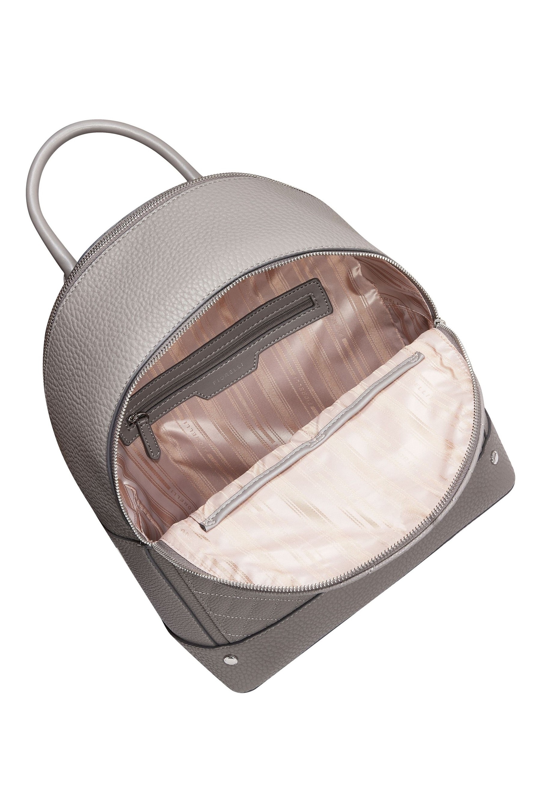 Buy Fiorelli Grey Large Slate Quilt Arelia Domed Backpack from Next Malta