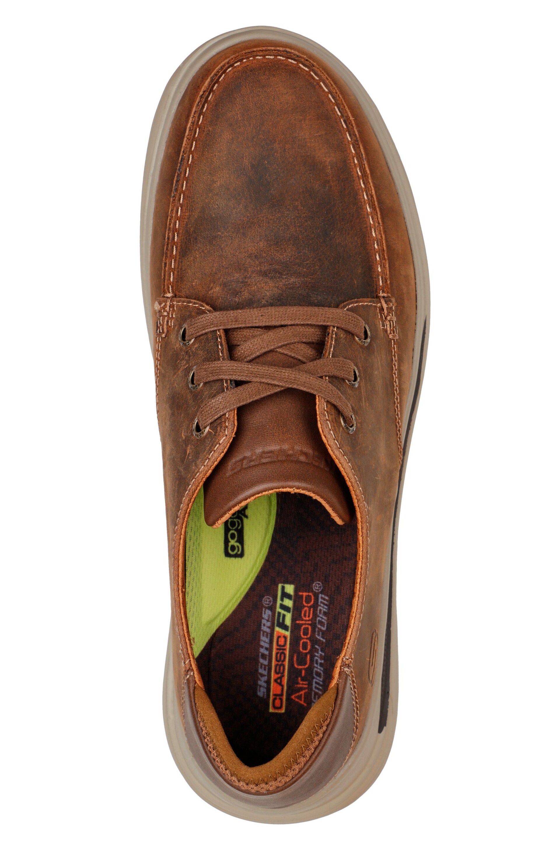 Skechers Brown Proven Valargo Mens Shoes - Image 4 of 5